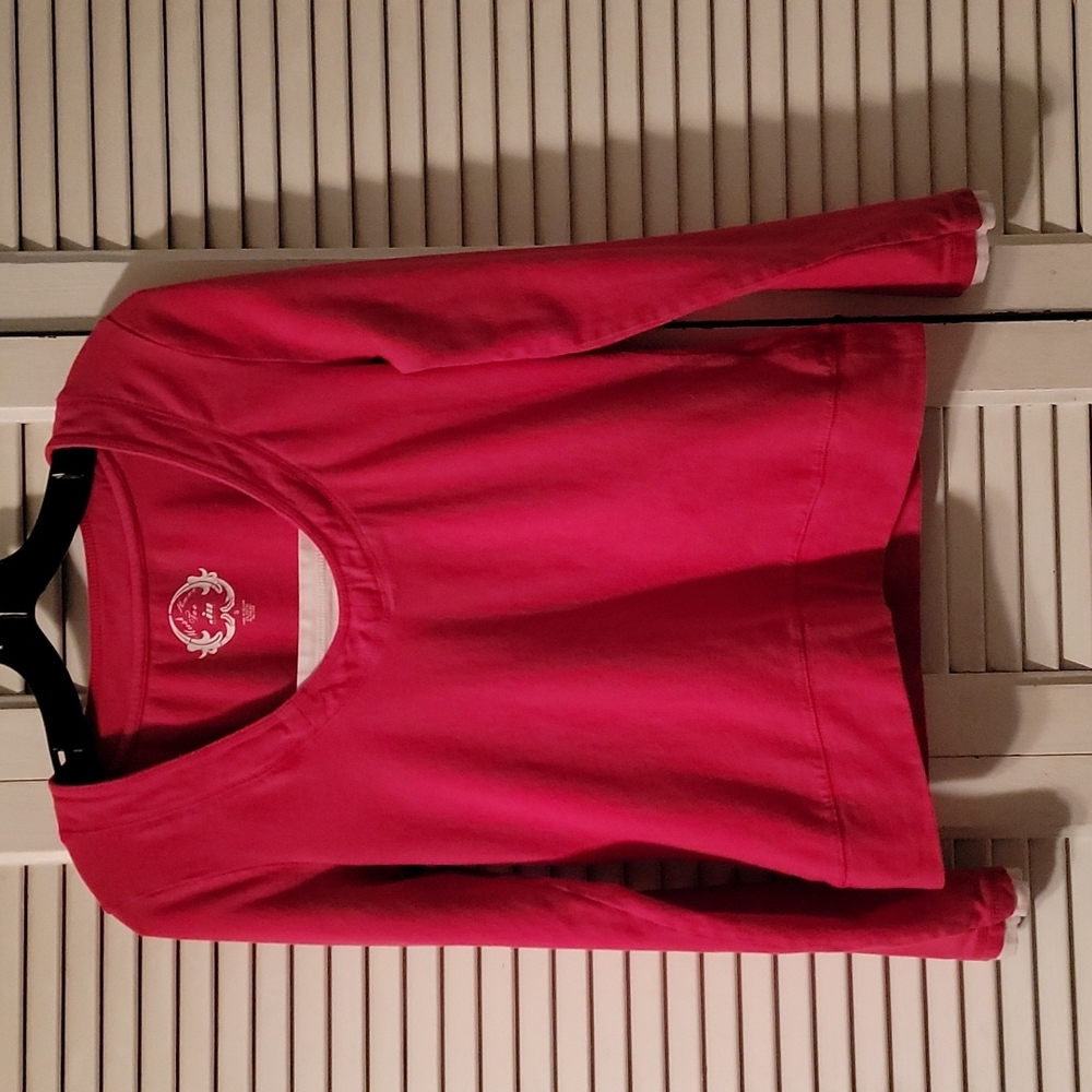 Long sleeve tee with illusion Cami